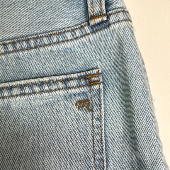 Madewell Relaxed Denim Cutoff Shorts Button Fly Size 29 W 17.5” I 3” R 12” - Picture 3 of 7